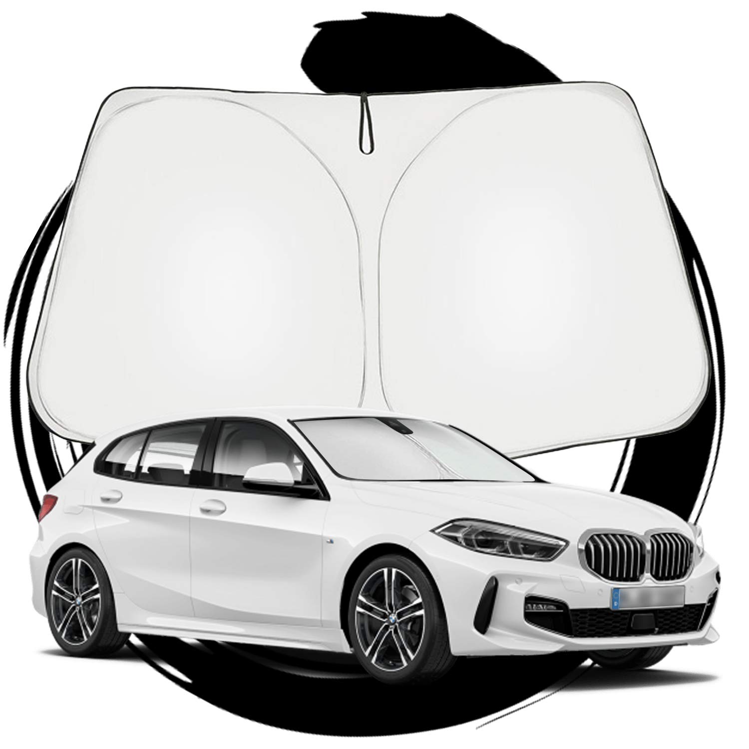 Amazon | ruiya BMWに適用 1シリーズ F20 専用 サンシェード フロント